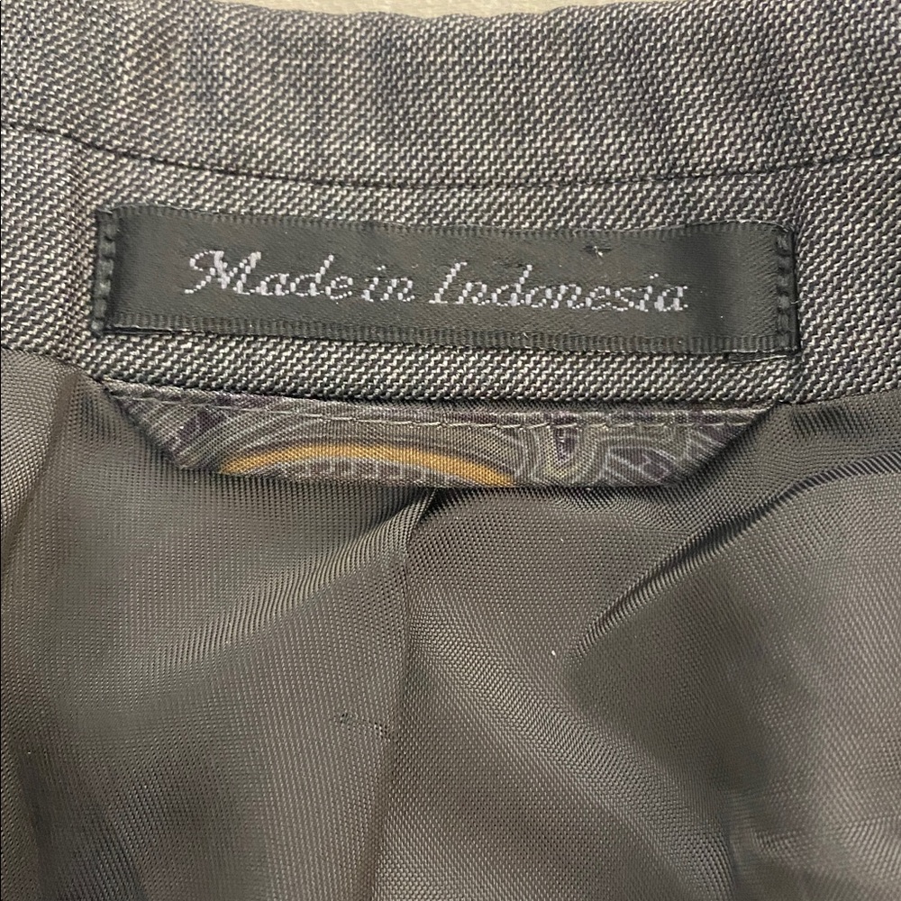 Ralph Lauren Wool Men's Gray Vintage Suit Blazer - Picture 7 of 16
